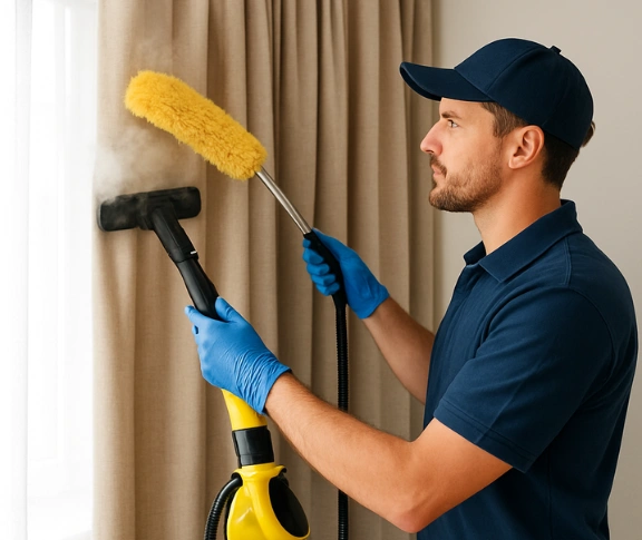Emergency same-day curtain stain removal chelmer Matty Curtain Cleaning