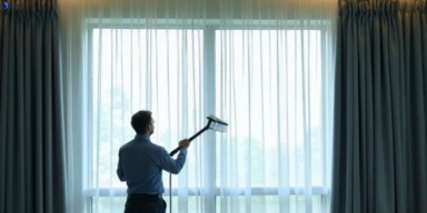 Commercial curtain stain removal service chelmer hotels offices restaurants