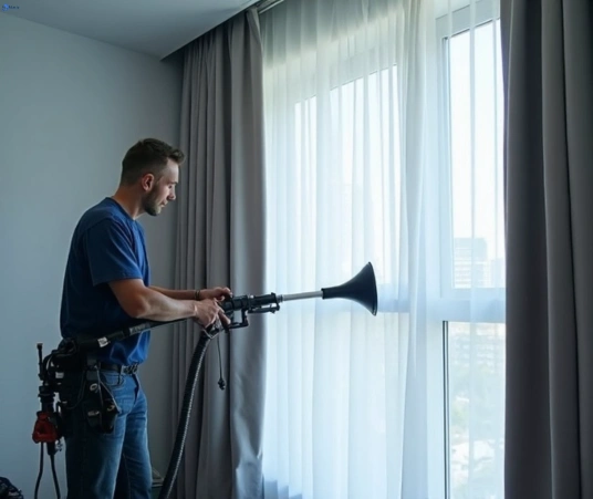 Professional curtain stain removal process equipment Matty Curtain Cleaning chelmer